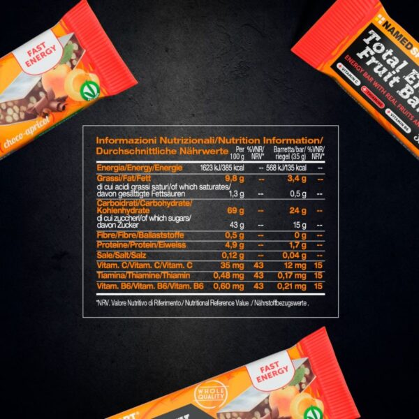 TOTAL ENERGY FRUIT BAR CHOCO APRICOT - 35G - Image 3