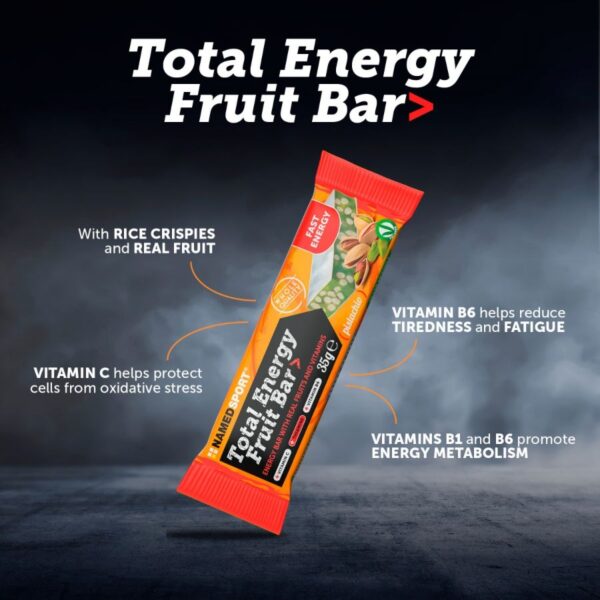 TOTAL ENERGY FRUIT BAR PISTACHIO - 35 G - Image 2