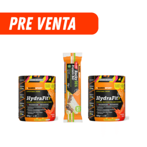 COMBO PRE-VENTA HYDRAFIT NAMEDSPORT X2 UDS + ROCKY 36% PROTEIN BAR
