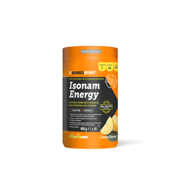 ISONAM ENERGY LIMON - 480g CON 3g CREATINA